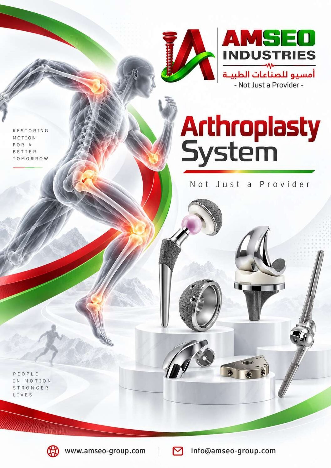AMSEO Arthroplasty System catalogue