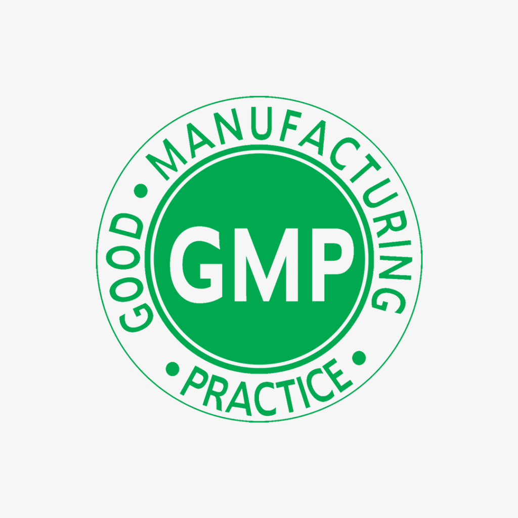 GMP Certified Manufacturing processes aligned with global Good Manufacturing Practice standards.