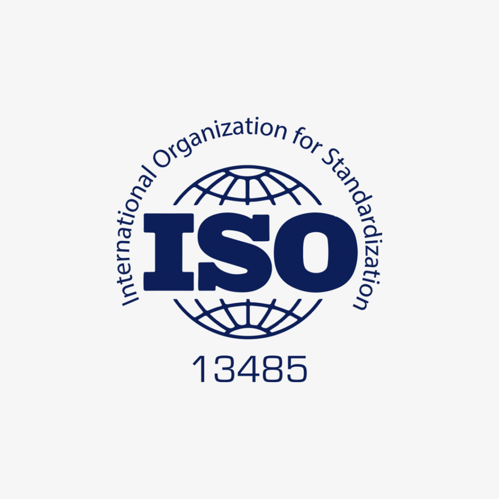 ISO 13485 Certified Certified quality management system for medical device design and manufacturing.